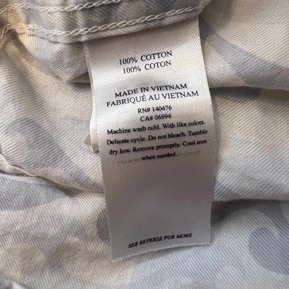 Faherty Men's Gray Wave Pattern lightweight Shirt - image 4